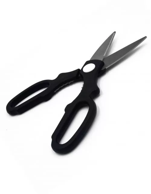 Tijeras de cocina en cero Inoxidable y mangos ergonómicos.