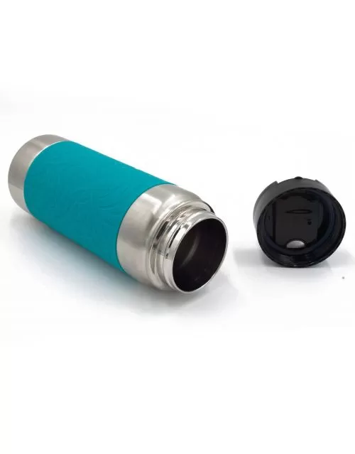 Termo de acero inoxidable con recubrimiento.