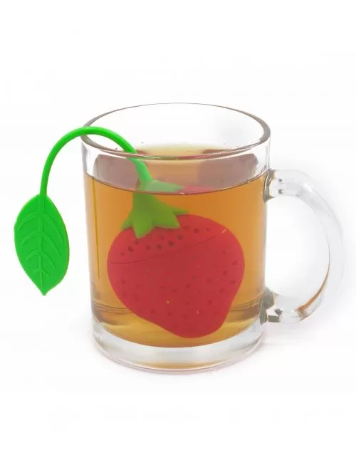 Infusor para té en forma de fresa