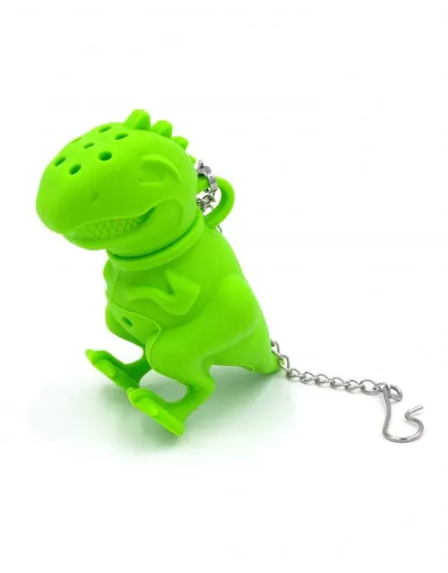 Prehistórico infusor de té en forma de T. rex