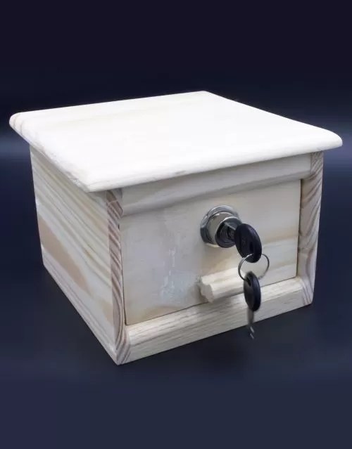 Joyero de madera hecho a mano. Decóralo a tu gusto.