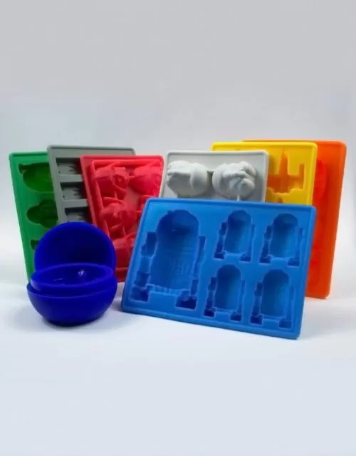 Set de 8 moldes para hielo de Star Wars.
