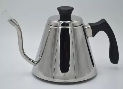 Tetera cuello de cisne en acero inoxidable 18/8.