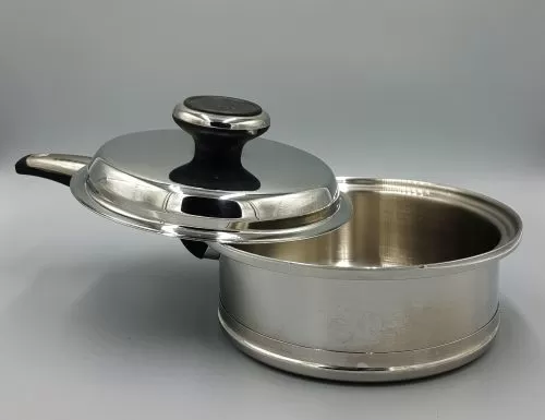 Olla Lifetime de acero inoxidable de 12 capas con tapa. 1 Lt.