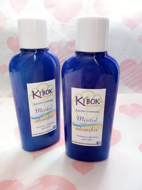 Loción para pies cansados