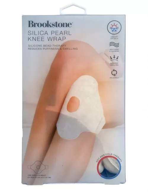 Compresa rodillera de perlas de sílice. Uso en frio o caliente. 