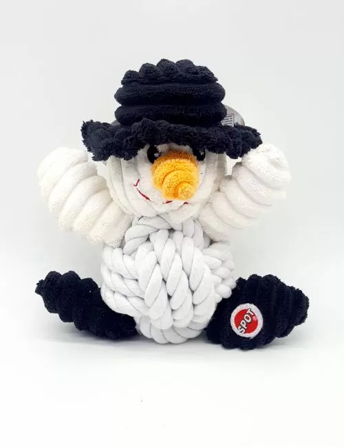 Juguete para tu mascota. Muñeco de nieve.