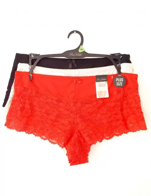 Pantaletas de encaje para dama marca Prima Valentina. Talla 42 (3X).